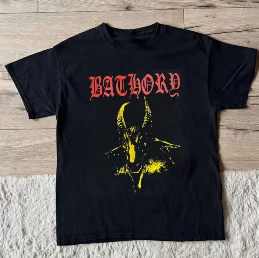 Bathory Black Shirt Black Metal Band TShirt Gift For Fan