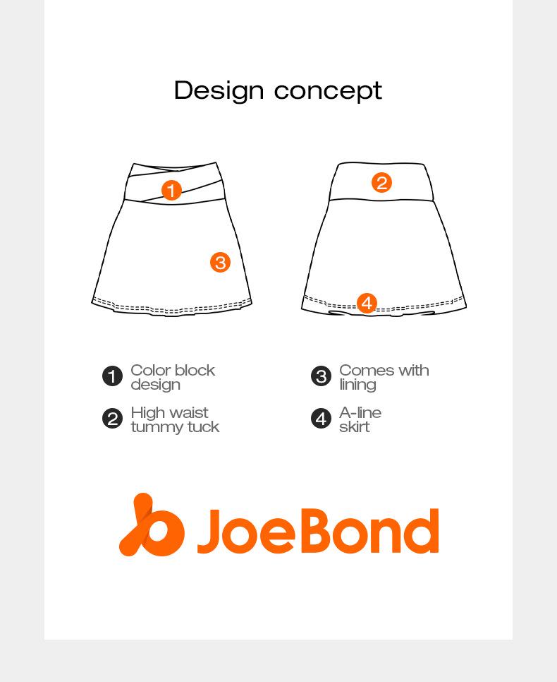 Juyitang Cross-Border Active Wear: Two-in-One Anti-Exposure Running Skirt