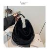 Tote Bag Women Plush Stitching Daily