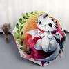 1pc Adorable White Dragon Cartoon Automatic Opening and Closing Folding - A Good Choice for Gifts, Fashionable and Convenient Umbrella With