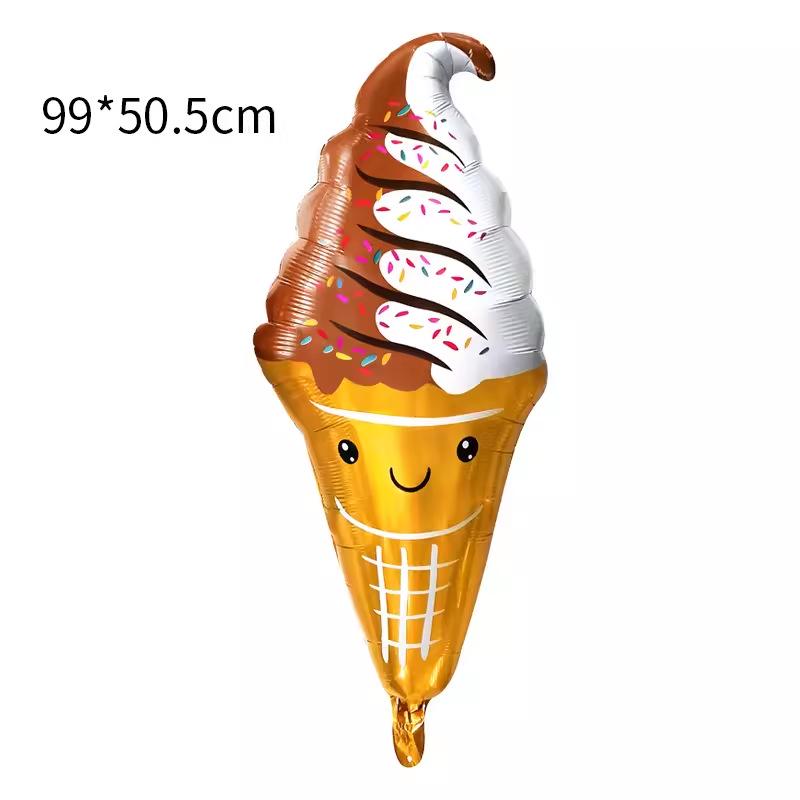 Ice Cream Cone Popsicle Balloon - Summer Party Decoration