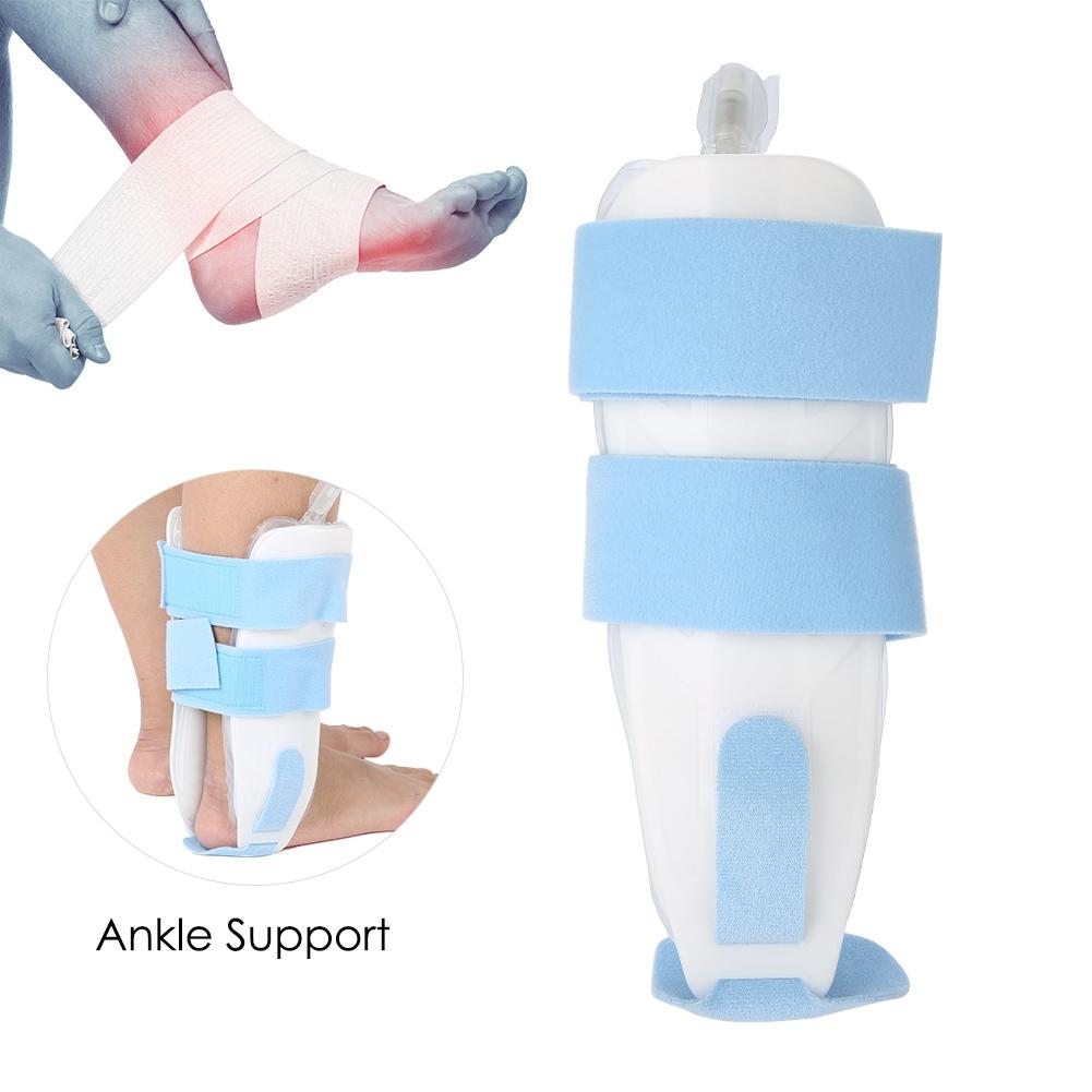Adjustable Ankle Support Air Brace Inflatable Splint Sprain Stabilizer Guard Strap