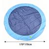 Summer Dog Splash Sprinkler Pad Foldable Pet Fountain Water Mat Outdoor Cooling Toy for Dogs Kids Blue 100/150/170cm