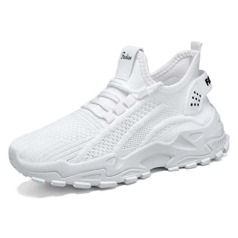 Plus Size Women's Breathable Casual Sneakers: Versatile Solid Color Running Shoes