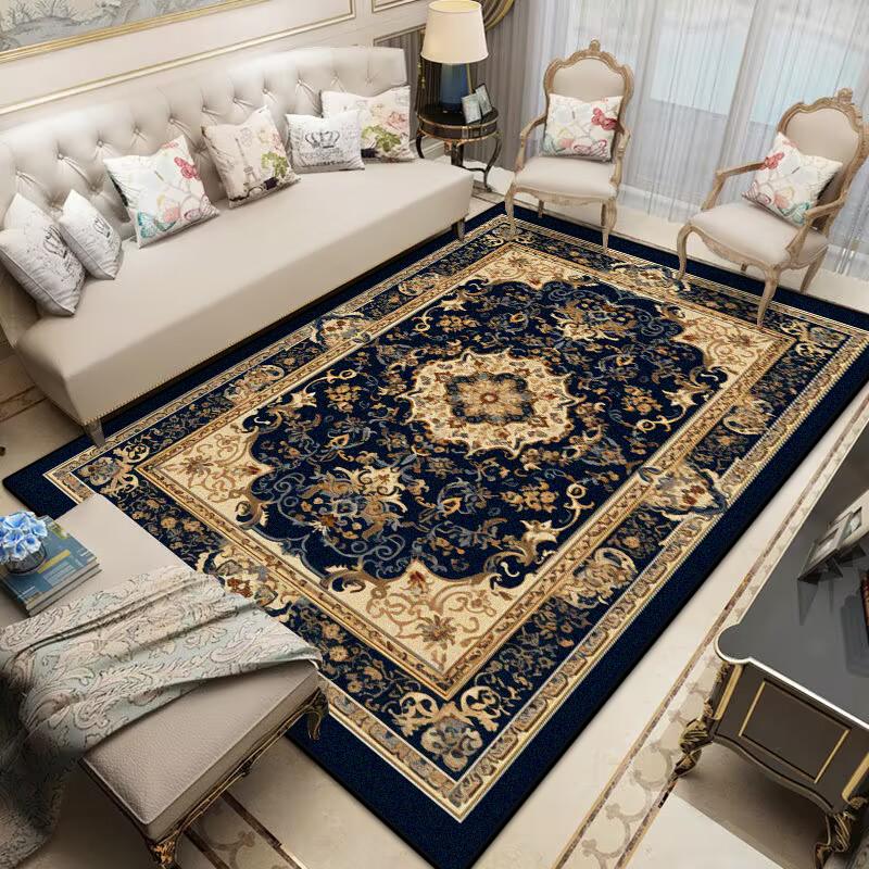 Bohemian Luxury Decoration Living Room Carpet Persian Retro Bedroom Large Area Rug Lounge Dining Room Non-slip Soft Tatami Mat