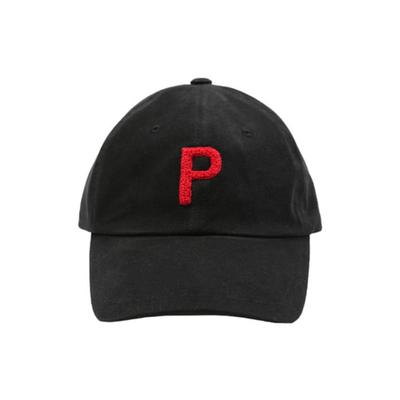 PLAYIAN Small P Logo Buckle Ball Cap - BLACK