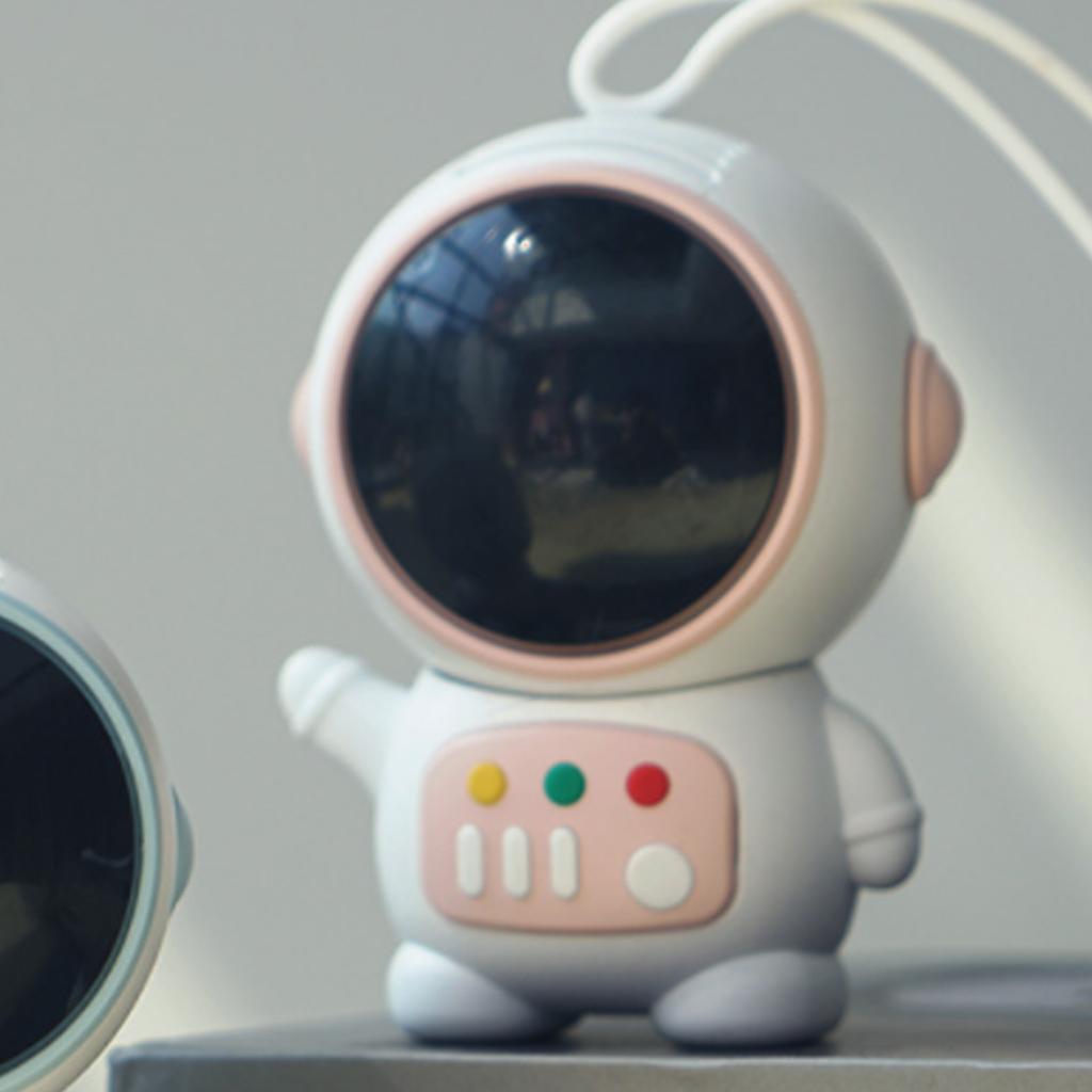 Tragbarer Nackenventilator 2 Geschwindigkeiten Bladeless Mini Hängender Nackenventilator USB Wiederaufladbarer Persönlicher Handventilator