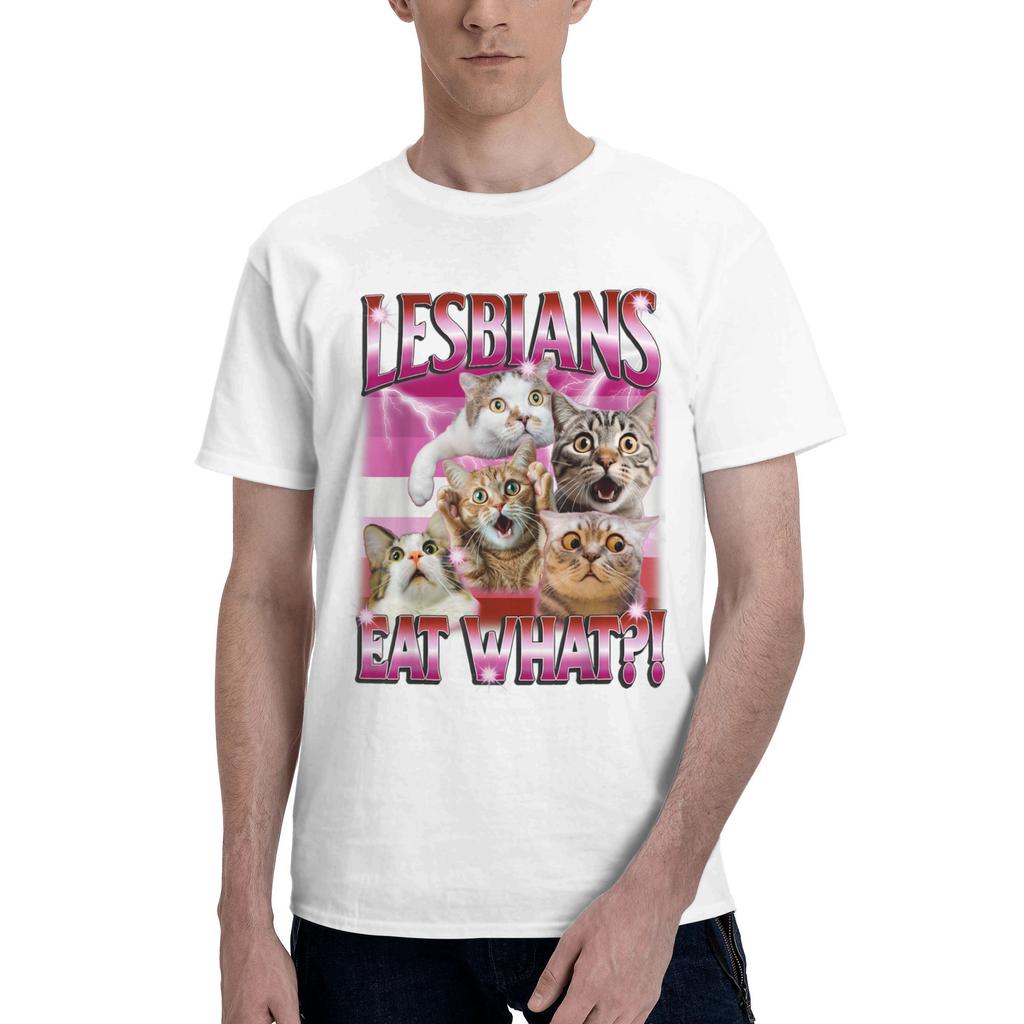 Lesby jedí co Vtipné Lgbtq Lesbická Kočka Meme Měsíc Hrdosti Tričko Léto Vintage Trička Čistá Bavlna Trendové Tričko Pro Muže Tričko