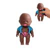 Black Babies Stress Relief Toy Slow Rising Anxiety Relieving Mini Baby Squeeze Toy