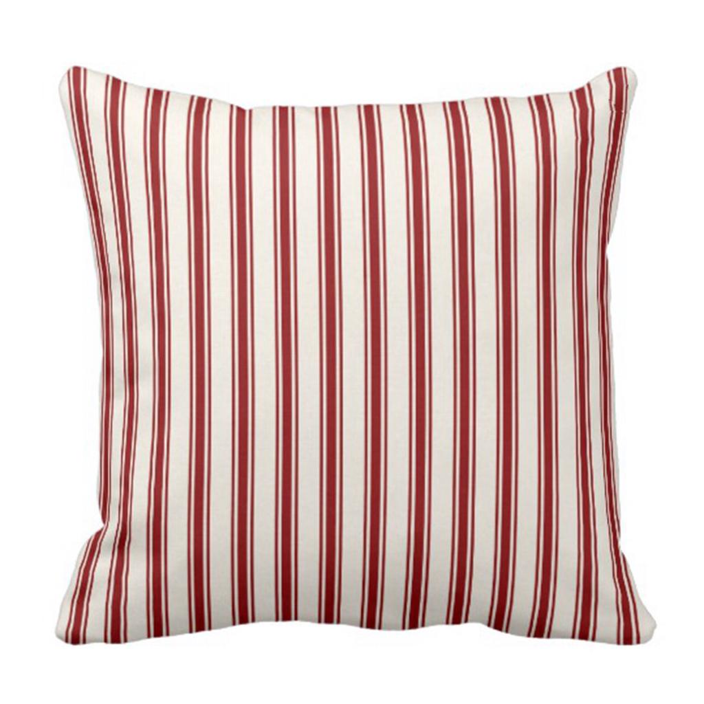 red striped pillow cases