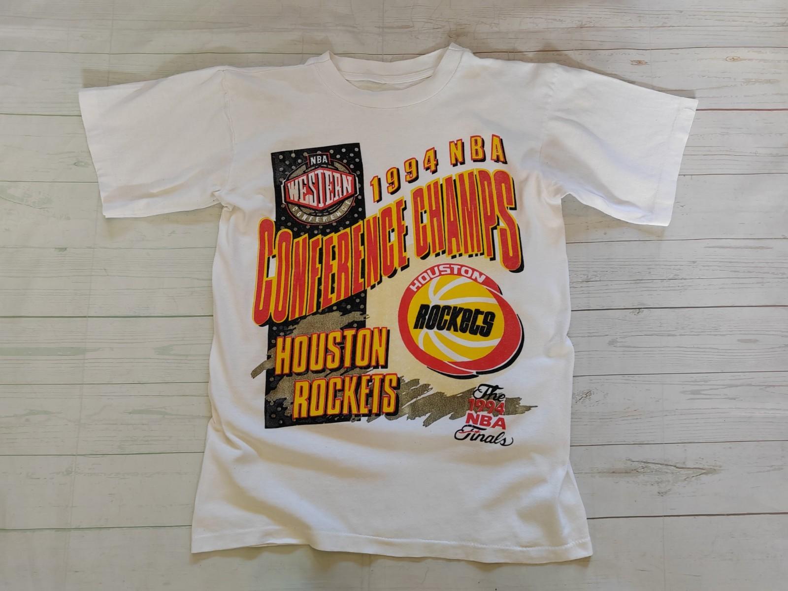 Houston Rockets Vintage 90s NBA Finals Olajuwon Drexler Sz Small/Medium Unisex T-Shirt XXXL