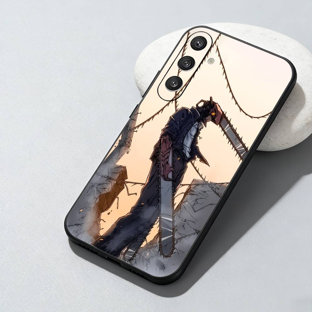 D-Denji C-Chainsaw Man  Phone Case For Samsung Galaxy A73,A72,A71,A70,A52,A51 Others Soft Black Cover