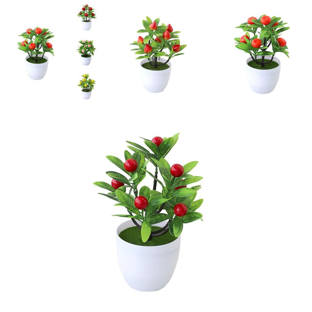 Fruit Tree Artificial Plant With Plastic Craft For Home Decor And Gift Use