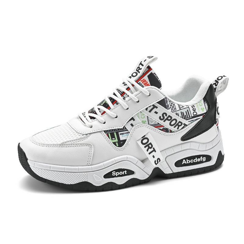 Sneakers alla Moda da Uomo Scarpe Sportive con Zeppa Nuova Tendenza Autunno 2024 Stringate Scarpe da Corsa in Rete uomo Sneakers Multicolore Zapatillas Uomo