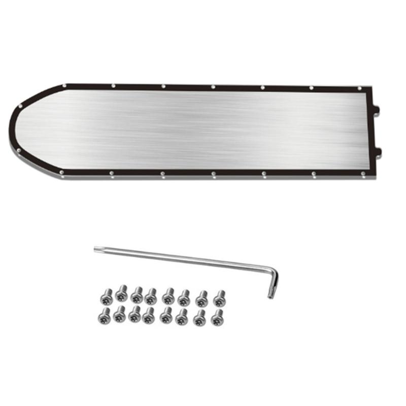 1 sada Ochranný nerezový spodní kryt baterie podvozku pro elektrické koloběžky