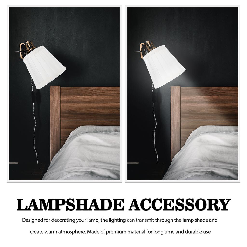 Cloth Lampshade Barrel Style European Decorative Ceiling Lamp Shade Small Multifunctional Lamp Cover for Home Hotel Living Room