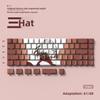 Miyu Cartoon Anime Keycaps - 2D Style, Thickened OEM Profile, Side-Engraved Translucent PBT, Thermal Sublimation, 74 Keys