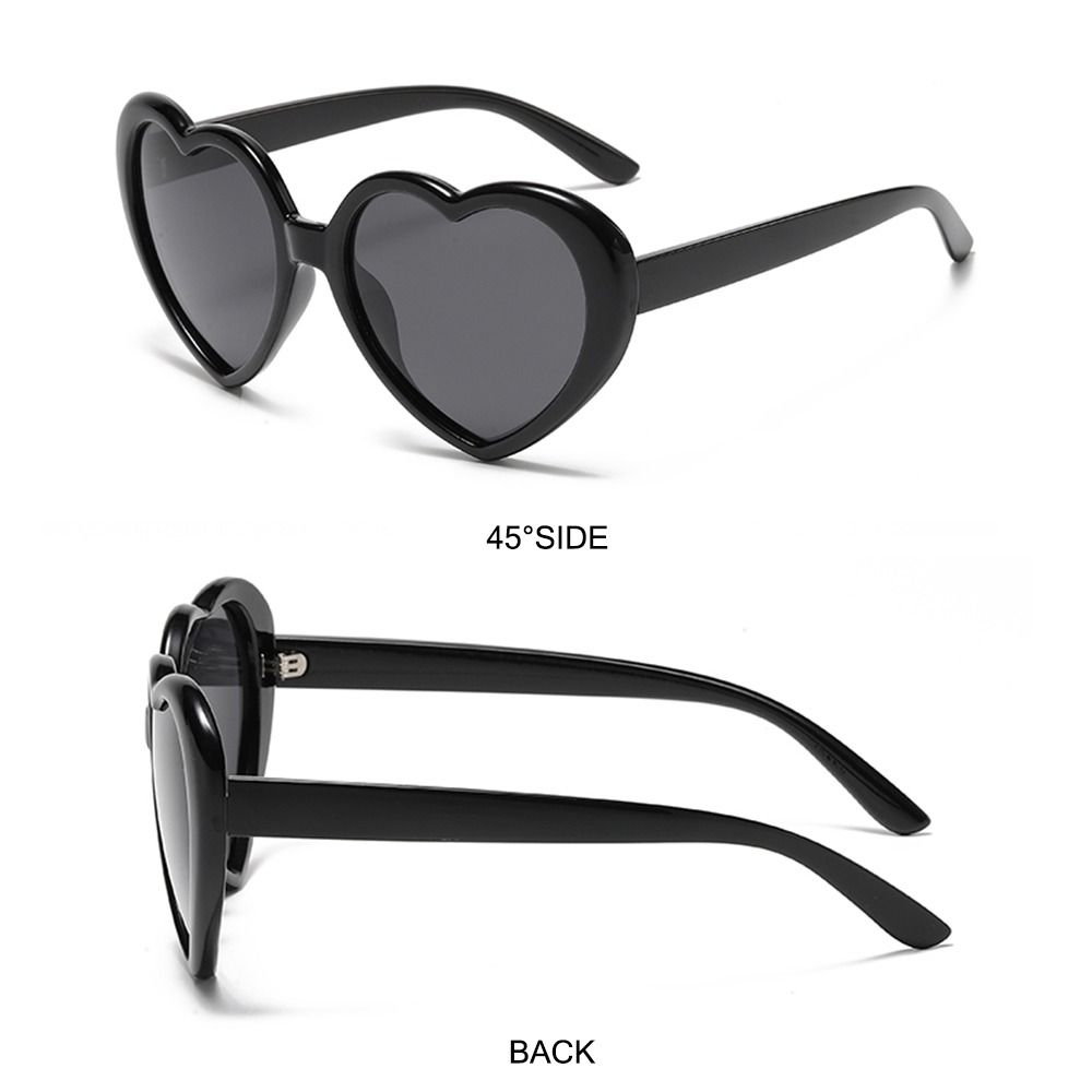 Heart Sunglasses for Women Trendy Heart-shaped Sun Glasses Love Party Beach Shades Funny Summer Accessories