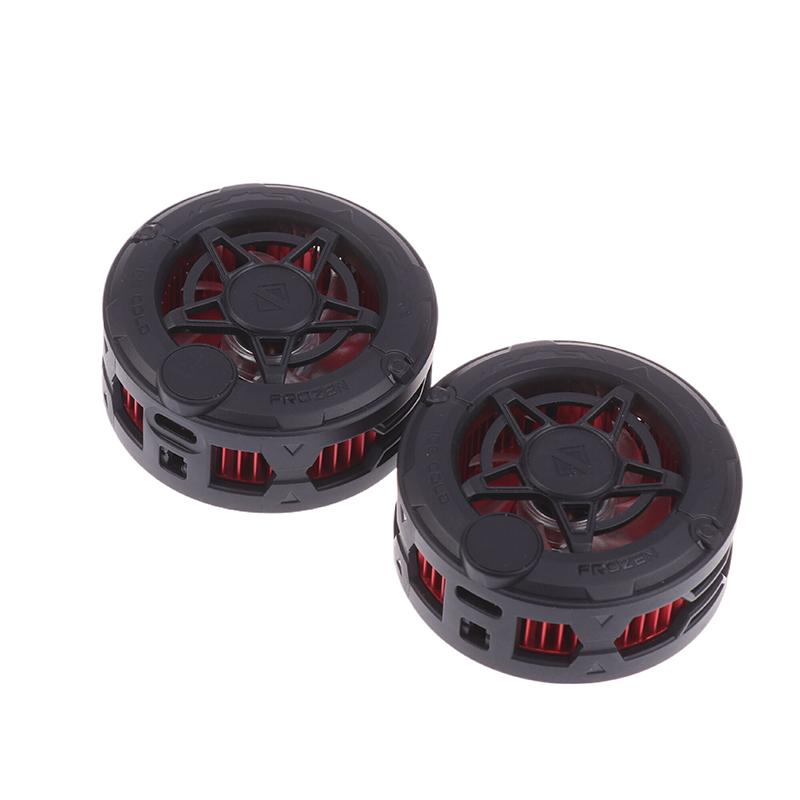 2In1 Universal Portable Magnetic Clip Semiconductor Phone Cooler Digital Display Rgb Light Cooling Fan For Phone