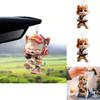 Cat Car Acrylic Pendant Decoration With Minimalist Style For Interior Decor