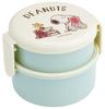 Skater Bento Rice Ball Made In Box, 500ml, 2-Tier, Round, Case, Antibacterial, Japan, Snoopy, Peanuts, Comic, ONWR1AG-A