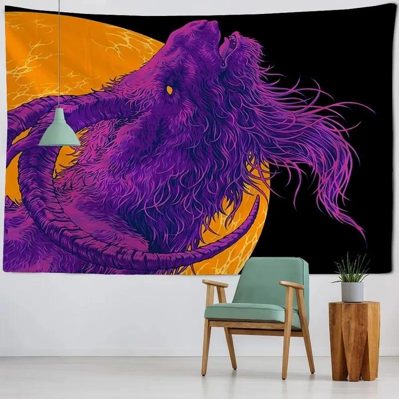Flame Bird Decorative Tapestry Office Living Room Decor Home Wall Tapestry