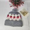 Autumn and Winter New Fair Island Wind Hairball Wool Hat Cold-proof and Warm Ear Protection Knitted Hat Fashionable Versatile Pullover Hat