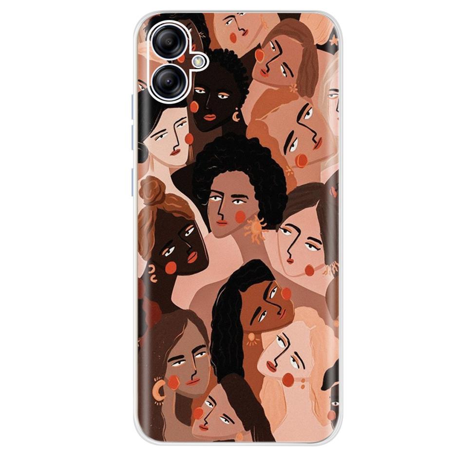 For Samsung Galaxy A04e A04 A04S 2022 Cute Printing Phone Case For SamsungA04 A 04 04e SM-A042F A045F Soft Silicone TPU Cases