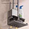 Bathroom Cleaning Set: Toilet Brush, Plunger, Storage Rack - No Dead Corners