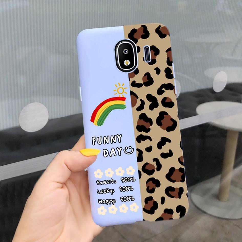 For Samsung Galaxy J4 J6 2018 EU Case SM-J400F J600F Lovely Cartoon Protective Skin Cover For Samsung J4 2018 J 4 J 6 Soft Coque