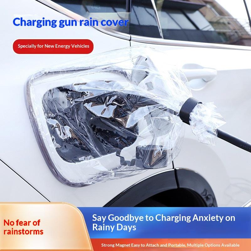 Magnetic EV Charger Port Cover Durable Weatherproof UV And Snow Resistant Heat Insulation For Electric Vehicles