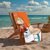 Serviette de plage ultra-douce sur le thème de Charlie et Lola, Idéale pour la piscine - le camping, la plongée - Essentiel de voyage parfait, Serviette de plage vibrante.