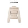 JOY SPEAKER Women's Round Neck Patchwork Knit Sweater