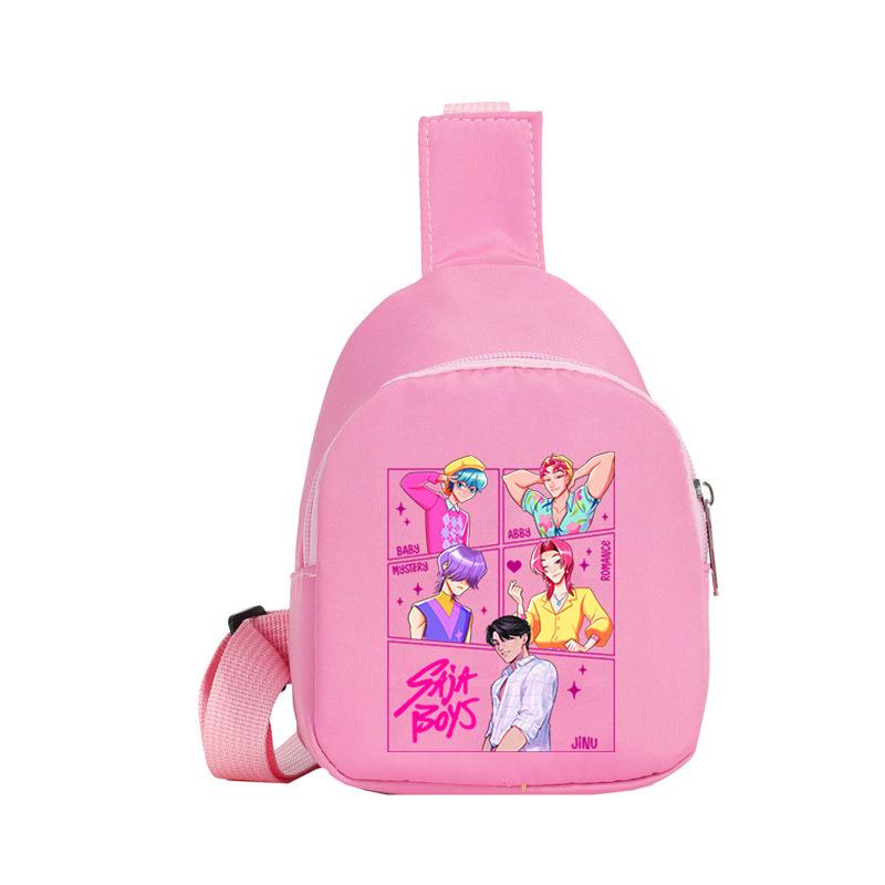 Casual Children'S Breast Bag Animation Cartoon Printing Fashion Boys And Girls Crossbody Bag Change Small Backpack