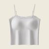 Small Sling Vest with Chest Pad Inside, Bra Integrated Tube Top - Beautiful Back Integrated