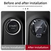Car Engine Start Button Protective Cover Push Button Stickers For Toyota RAV4 Corolla Yaris Camry Prius CHR Hilux Accessories