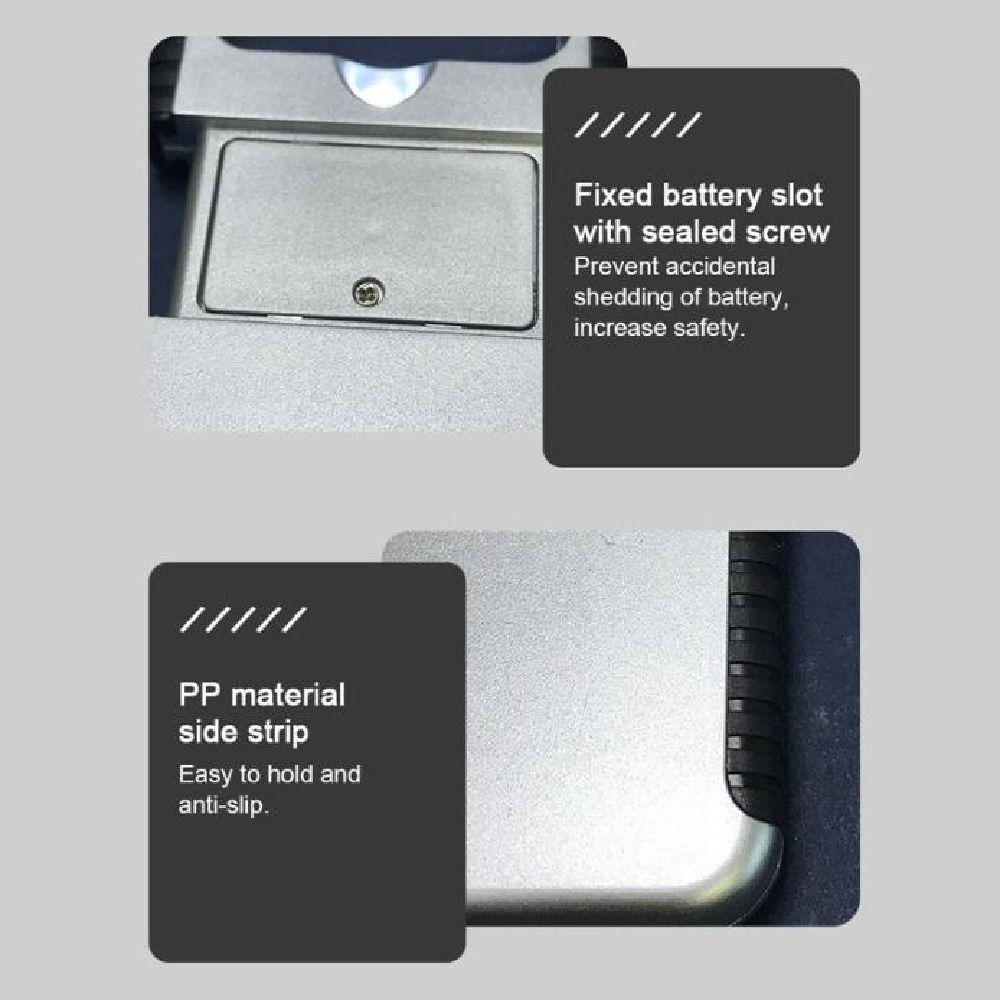 Handheld LED Magnifier 5x Magnification Illuminates Magnifier Pocket Loupe Reading Assistance