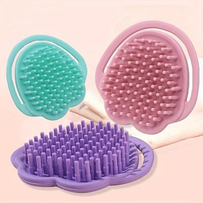 Silicone Shampoo Brush Scalp Massage Brush, Simple and Portable.