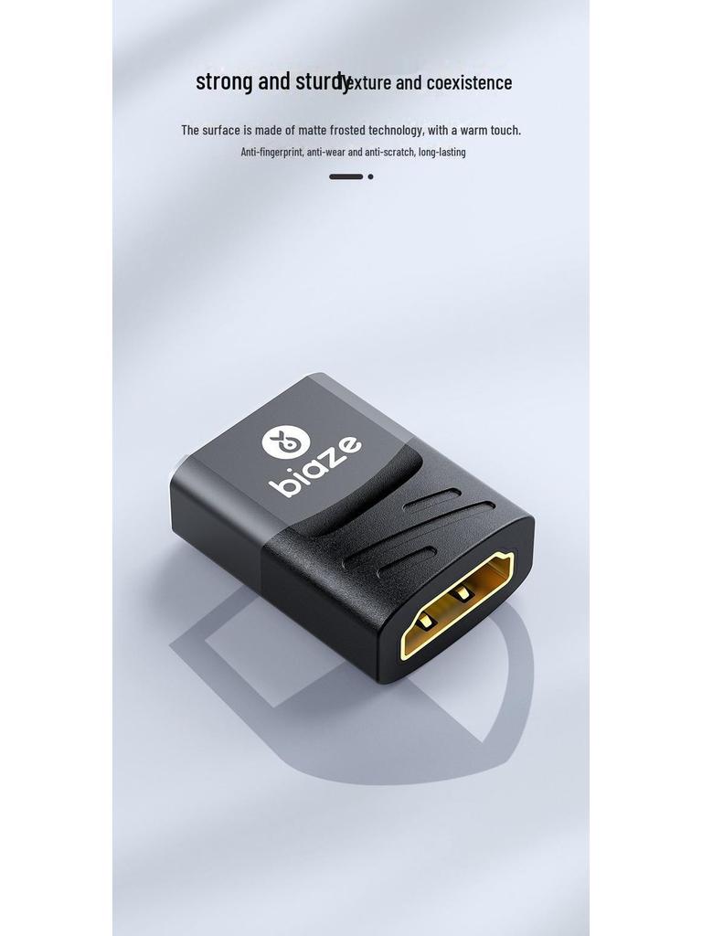 Biyazi HDMI Buchse-zu-Buchse Verlängerungskabel-Adapter für Computer-zu-TV-Verbindung