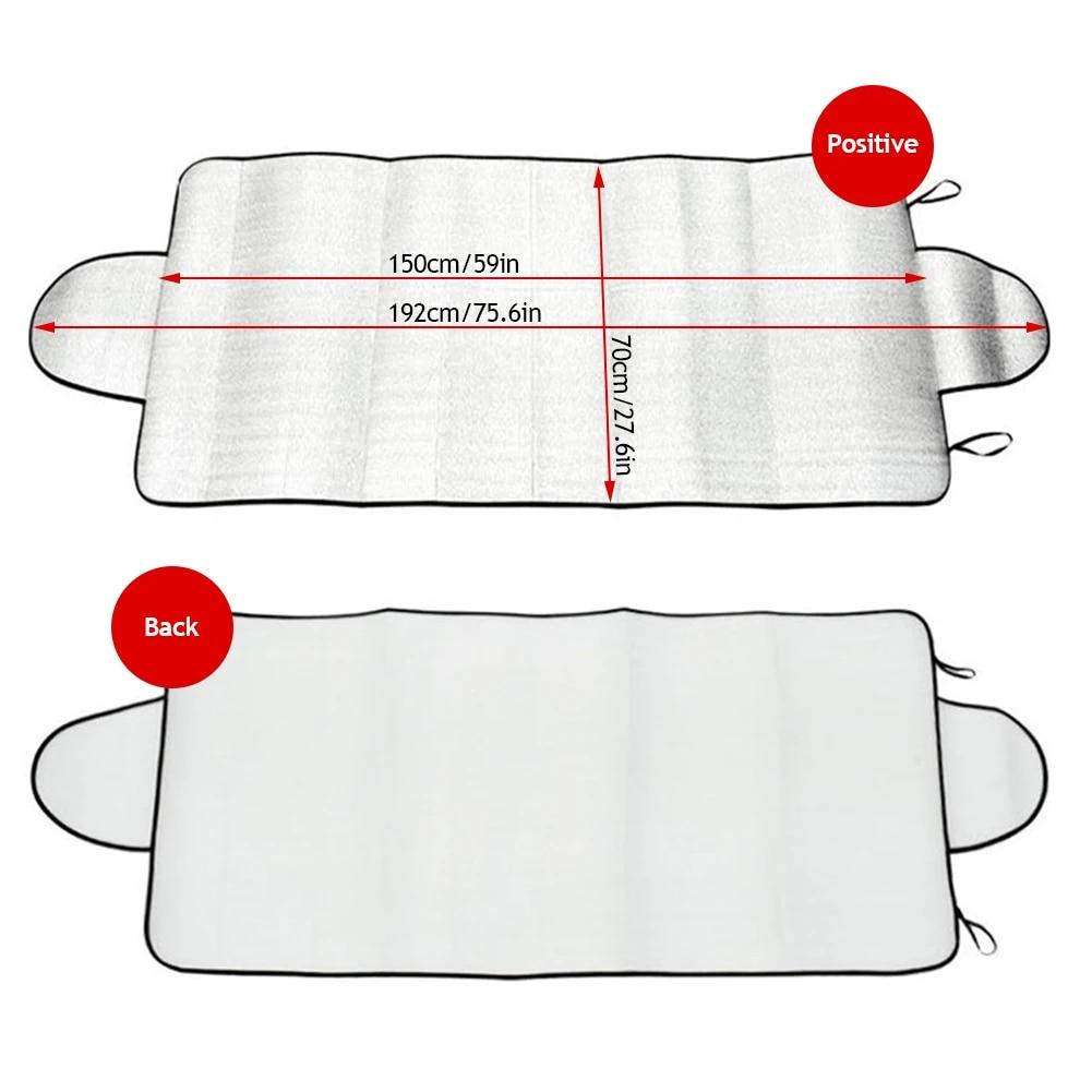 Universal Car Snow Cover Winter Windshield Sunshade Outdoor Waterproof Anti Ice Frost Auto Protector Automobiles Exterior Cover