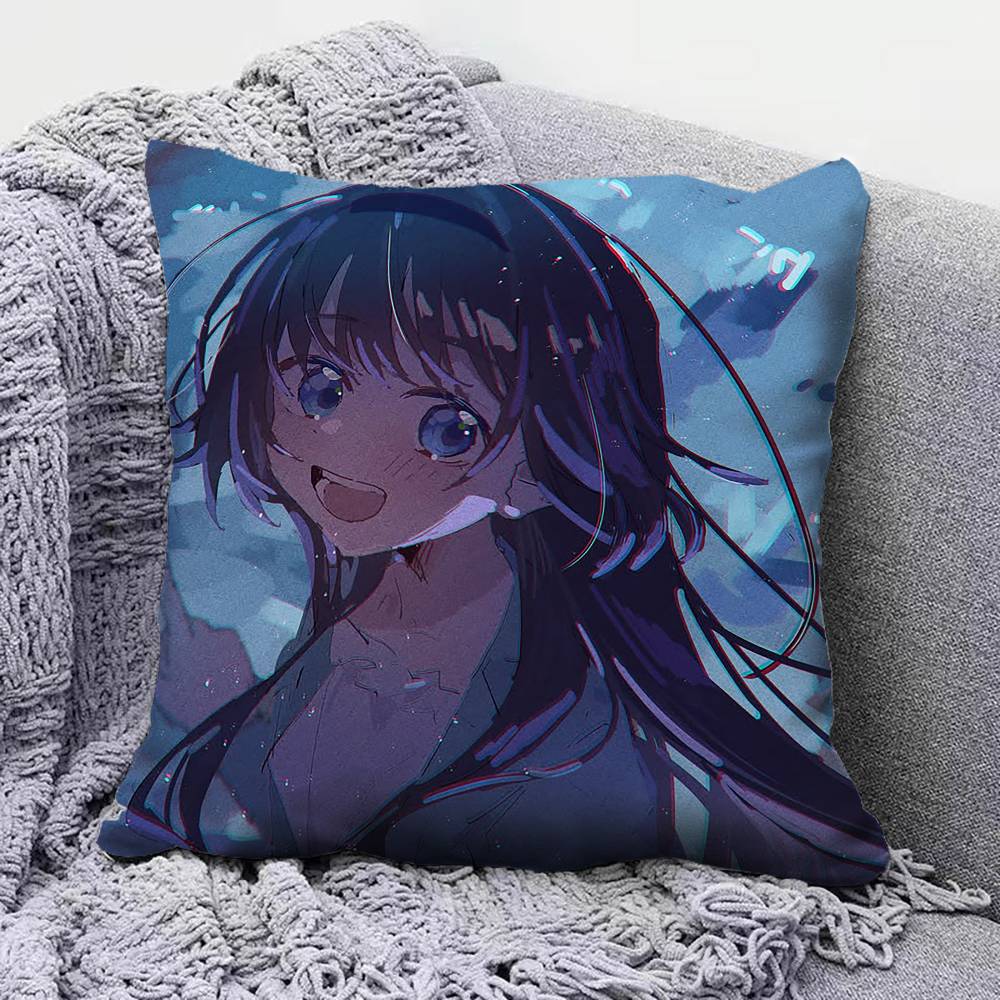 Kaoruko Waguri Kaoru Hana wa Rin to Saku Pillow Covers Home Sofa Cushion Covers and Aecorative Custom