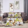 Rugrats Animated Character Blanket Quality Super Warm  Bedding Throws Autumn Camping Couch Bed Fluffy Bedspread