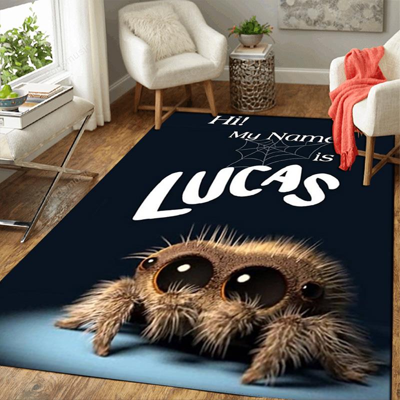 Lucas the Spider Rug Floor Mat for Living Room or Bedroom Soft and Comfortable Carpet a Gift for Birthday and Holiday.SFF0917409