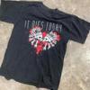 Vtg It Dies Today Groupe Coton Toutes Tailles Unisexe Chemise Noire CM230 T-Shirt Unisexe