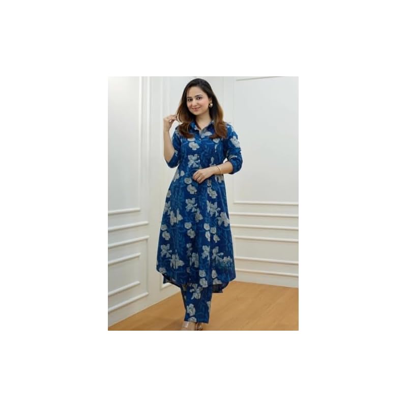 GRECIILOOKS Womens ALine Rayon Regular Fit Kurta Set ( , XLarge)