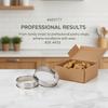 Hot Muffin Tart Rings Double Rolled Tart Ring Stainless Steel Muffin Rings Metal Round Ring Mold For Food Making Bakeware