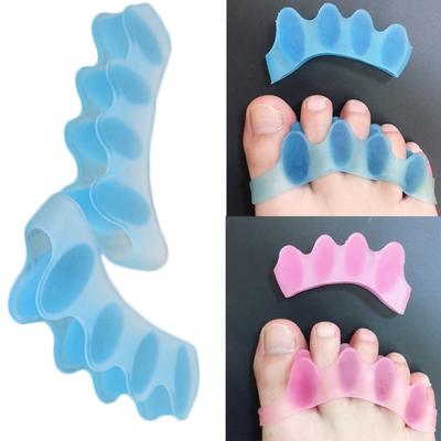 Silicone Toe Straightener Separator Bunion Relief Brace Corrector Foot Treatment
