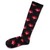 Huayasx Sports Compression Socks Pressure Rhombic Stripes Ball Love Hearts Stars Leopard Arrow Elastic Stockings Outdoor Sports