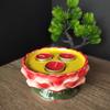 1PCS Ceramic Lotus Samsung Lamp Holder Household Candle Holder Lamp Disc Three Hole Lamp Holder