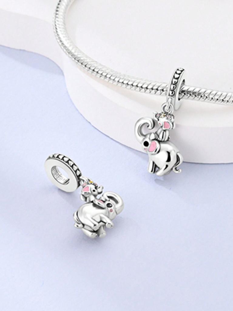 Charms Plata Cute Animals: Kittens Puppies Beads Charm Copper Plated Fit Charms Original Bracelet For Jewelry Making Diy Charm